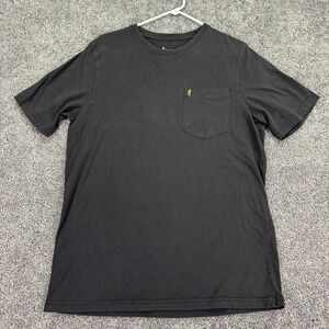 Browning Shirt Mens Large Black Pocket Tagless Hunting Outdoor Logo Tee Casual